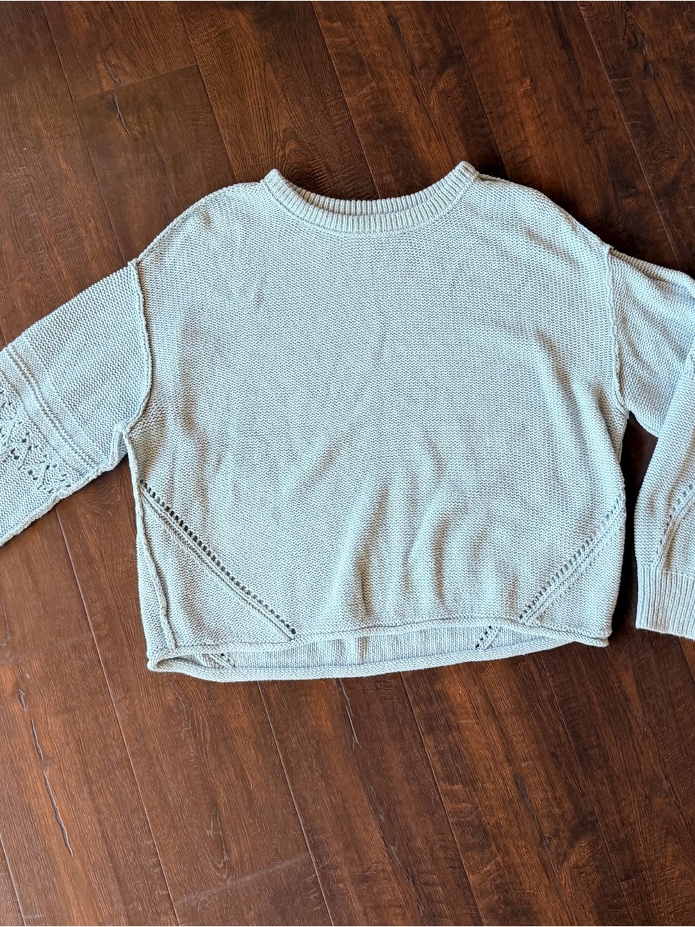 Lucky Brand Light Blue Crewneck Knit Sweater